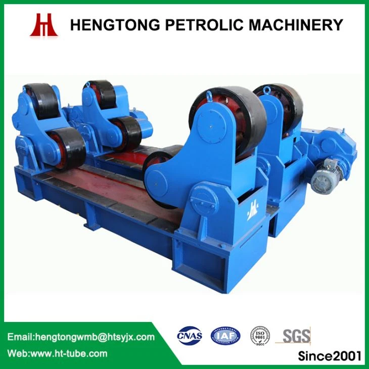PU Wheel 10t 20t 40t 100t Movable Welding Turning Roll Rotator